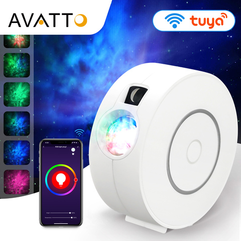 AVATTO Tuya WiFi Smart Star Projector for Holiday Party, APP Control Smart Home Nebula Projector works for Google Home, Alexa ► Photo 1/6
