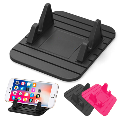 1PC Car Holder Support For Mobile Phone GPS Silicone Soft Anti-slip Mat Desk Stand For IPhone 7X8 Samsung Note 9 Car Holder ► Photo 1/6