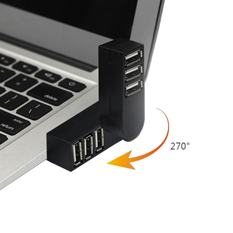Mini 3.0 Port Multiple HUB Adapter Multi USB HUB Splitter For MacBook Air Pro Huawei p30 Pro Iphone 11 PC Computer Accessories ► Photo 1/6