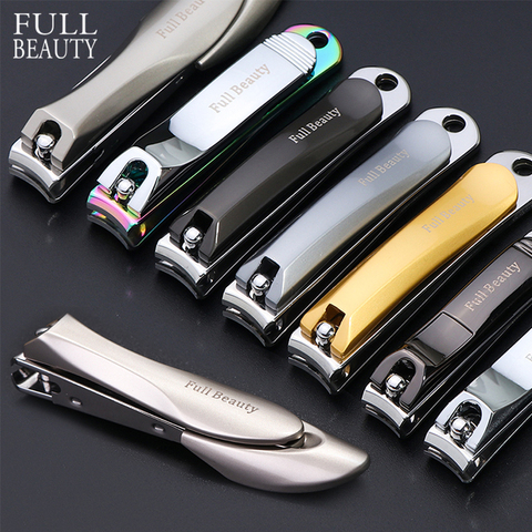 Professional Rose Gold Nail Clipper Trimmers Cutter for Thick Toenails Manicure Care Fingernail Nail Knife Clippers CH1557 ► Photo 1/6