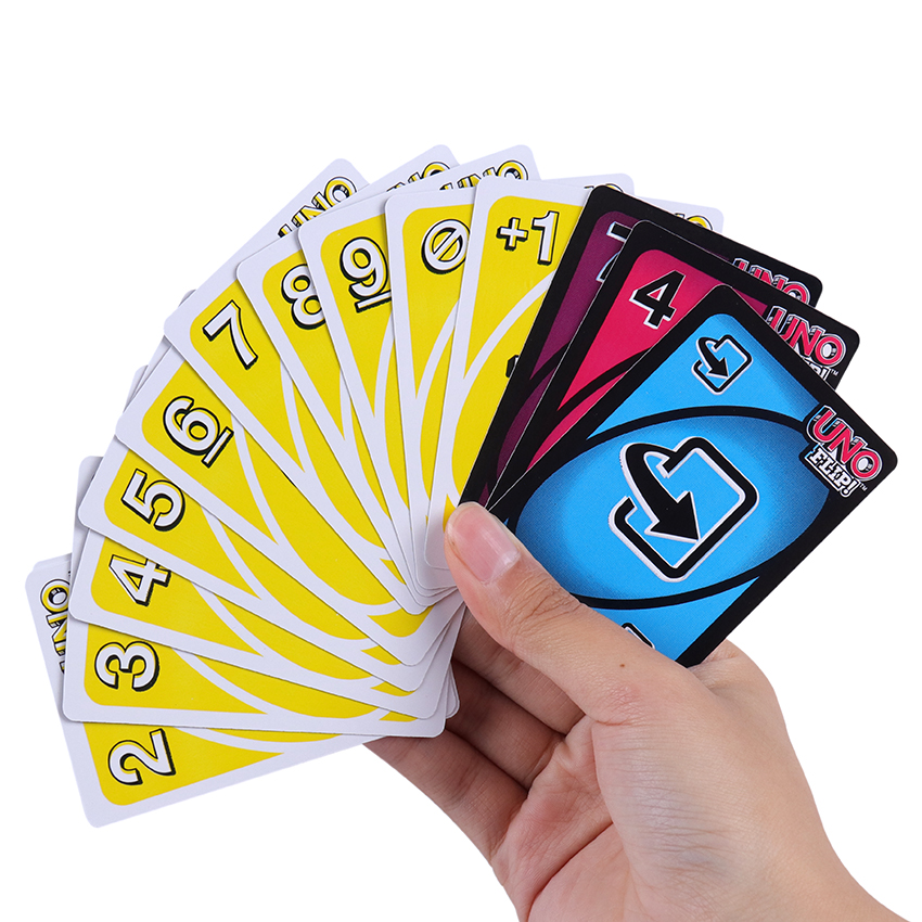 UNO Fast Fun Playing Card Game with Standard 112 Cards-ws 