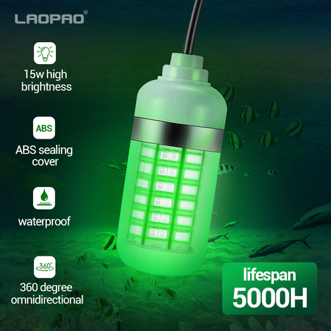 12V LED Fishing Light 108pcs 2835 Waterproof Ip68 Lures Fish Finder Lamp Attracts Prawns Squid Krill 4 Colors Underwater light ► Photo 1/6