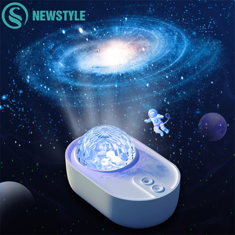 Starry Sky Projector Night Light Spaceship Lamp Galaxy LED Projection Lamp Bluetooth Speaker For Kids Bedroom Home Party Decor ► Photo 1/1