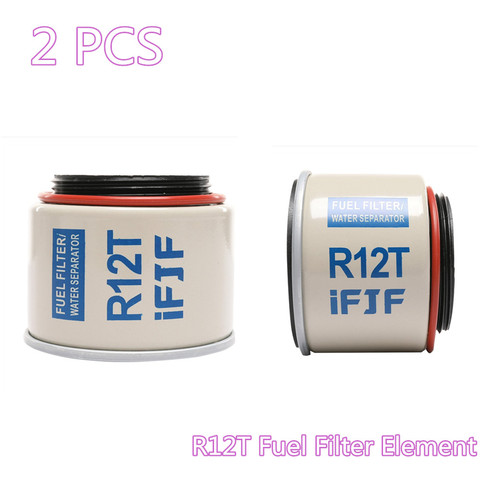 2 Pcs R12T Fuel Filter/Water Separator Replace Element for Racor 120AT 120AS NPT ZG1/4-19 Diesel Engine Man Truck Sedan Marine ► Photo 1/6