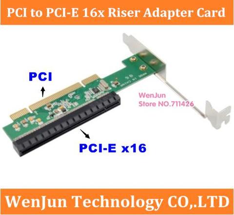 Free Shipping PCI to PCI-E x16 Riser Adapter Card PCI-E to PCI Extender Convert PEX8111 ► Photo 1/6