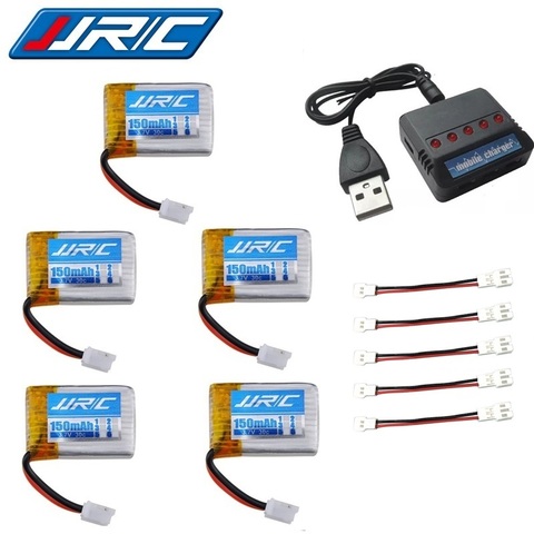 JJRC H36 battery charger sets 3.7V 150mAh 30c For Drones E010 E011 E012 E013 H56 F36 RC Quadcopter Parts 3.7v Lipo Battery ► Photo 1/6