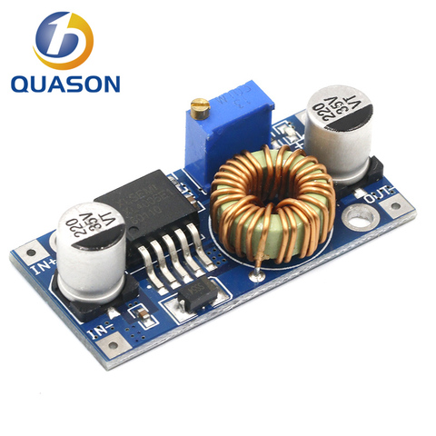 XL4005 DSN5000 Beyond LM2596 DC-DC adjustable step-down 5A 75W power Supply module Large current Large power ► Photo 1/6