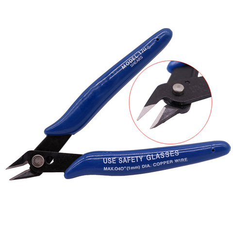 Electrical Wire Cable Cutters Cutting Side Snips Flush Pliers Nipper Hand Tools Herramientas #P00337# ► Photo 1/6