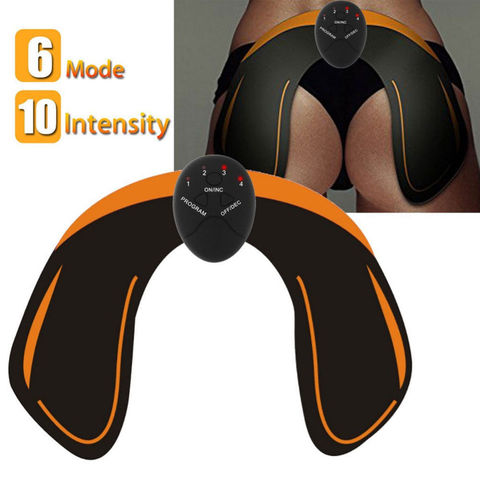 6 Modes EMS Hip Trainer Muscle Stimulator Buttock Lifting Massage Machine Abs Fitness Butt Lift Toner Trainer Intensity Massager ► Photo 1/6