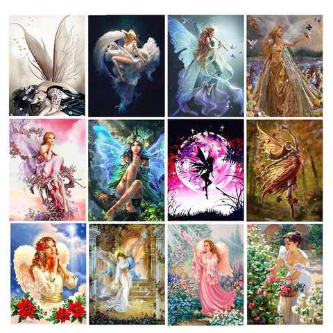 Home Decor Gift 5D Butterfly Diamond Painting Full Drill Round Diamond Embroidery Angel Sale Diamond Mosaic Angel ► Photo 1/6