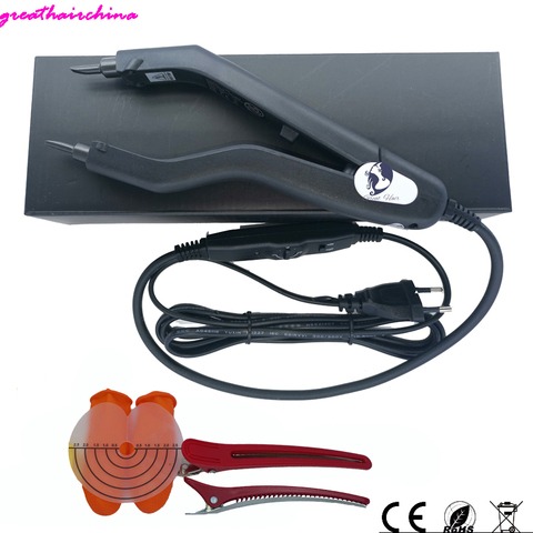 1Pcs 2022 New Temperature220℃ Hair Connectors Fusion Keratin Bonding Heat Iron Hair Extension  Mini Heating Tip Adjustable Tools ► Photo 1/6