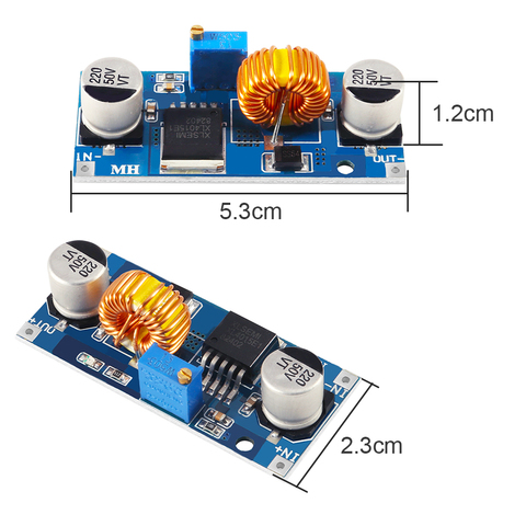 Original Xl4015 E1 5a Dc To Dc Cc Cv Lithium Battery Step Down Charging Board Led Power Converter Lithium Charger Module ► Photo 1/5