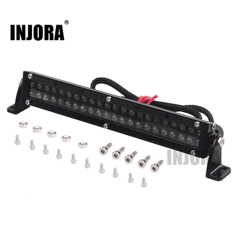 High Performance Metal 44 LED Roof Lamp Light Bar for 1/10 RC Crawler Axial SCX10 D90 TAMIYA CC01 Traxxas TRX-4 Trx4 ► Photo 1/6