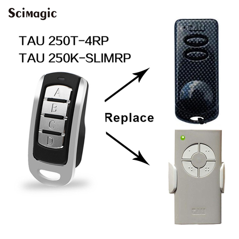 For TAU 250T 4RP TAU 250K SLIMRP TAU 433.92MHz remote control clone TAU command garage rolling code transmitter ► Photo 1/6