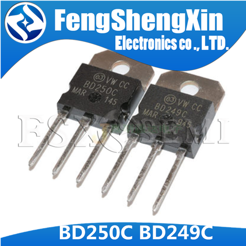 BD250 TO-218 BD250C TO-3P 250C  BD249C BD249  POWER TRANSISTORS ► Photo 1/6