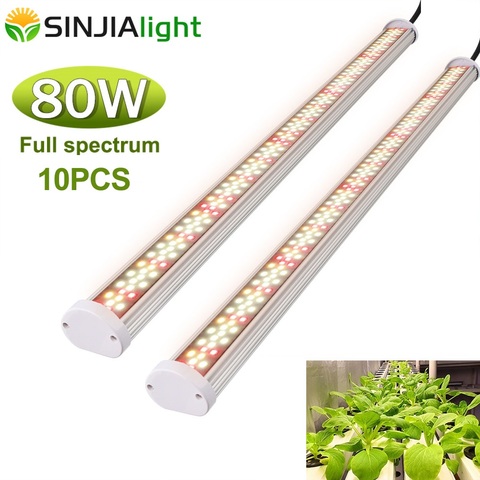 10PCS LED Grow Light Bar Tube Fitolamp 220 LEDs Full Spectrum Hydroponic Plant Growing Lamp for cultivo indoor vegs grow tent ► Photo 1/6