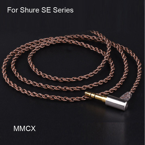 DIY Resin headphone cable ie40 for Shure mmcx se215 535se846DIY single crystal copper earphone fever upgrade line ► Photo 1/5