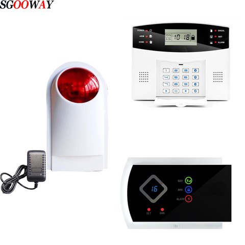 Sgooway Wireless Flashing Siren Alarm Flash Horn Red Light Strobe Siren suit for Our Alarm System Wireless Siren ► Photo 1/6