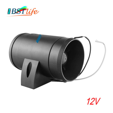 12V In-Line Air Blower Boat Bilge Engine Galley Marine Cabin Ventilation Fan Corrosion Resistant ABS Marine Boat Parts ► Photo 1/6