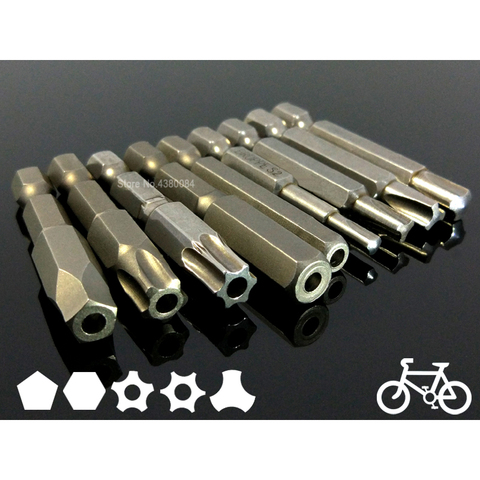 9Pcs Set Share Bicycle Screwdriver Drill Bits 1/4