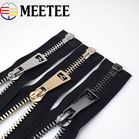 1pc Open-End Metal Zippers Eco-friendly 10# 70/80/90cm Zipper Zips for Sewing Down Coat Garments Zipper Sewing Accessories Tools ► Photo 1/6