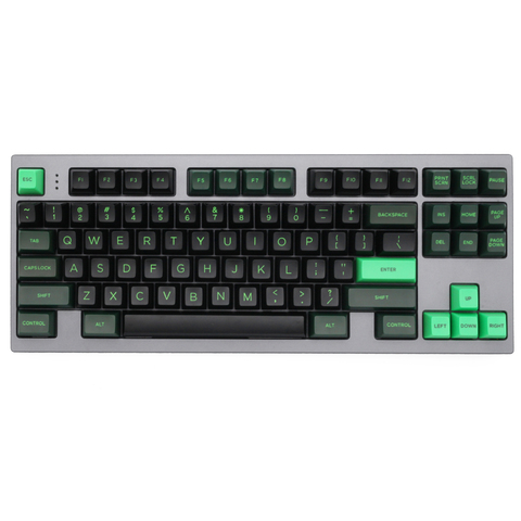 Domikey SA abs doubleshot keycap semiconductor for mx stem keyboard poker 87 104 gh60 xd64 xd68 xd84 xd96 xd75 xd87 green black ► Photo 1/6