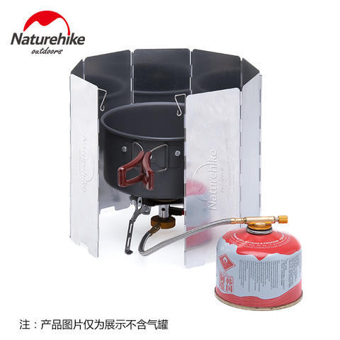 Naturehike factory sell Outdoor Camping Stove folding Windscreen Cooking Windshield Accessories Windproof Folding Screen ► Photo 1/5