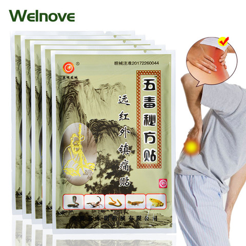 8/24/40Pcs Chinese Traditional Medical Plaster Muscle Relaxation Capsicum Herbal Sticker Joint Aches Neck Back Pain Relief Patch ► Photo 1/6