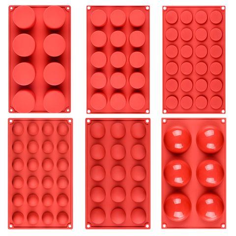 SJ 9 Types Half Sphere/Flat Round Silicone Mold Cake Decorating Tools Silicone Mold Chocolate Cookies Sandwich Bakeware ► Photo 1/6