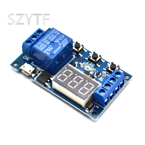 1 channel relay module Delay Disconnection Triggers Delayed Cycle Timing Circuit Switch XY-J02 ► Photo 1/4