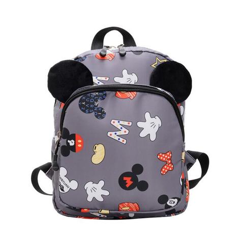 Disney Fashion Backpack For Boys Girls Mickey Mouse Kindergarten School Bags Kids Small Travel 3-5-6Yearls Old Mochila Escolar ► Photo 1/6