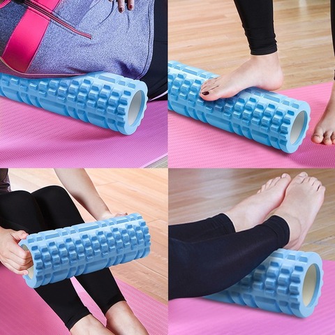 Yoga Column Gym Fitness Foam Roller Pilates Yoga Exercise Back Muscle Massage Roller Soft Yoga Block Muscle roller Drop Shipping ► Photo 1/5
