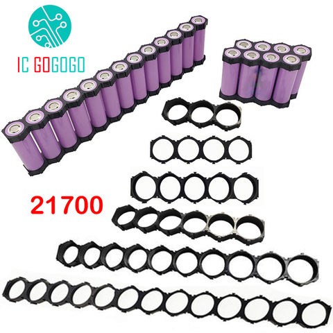 10pcs 21700 Lithium Battery Packs DIY Misalignment Fixed Bracket Assembly Holder Cells Pack Splicable Modular Support Flat Head ► Photo 1/3