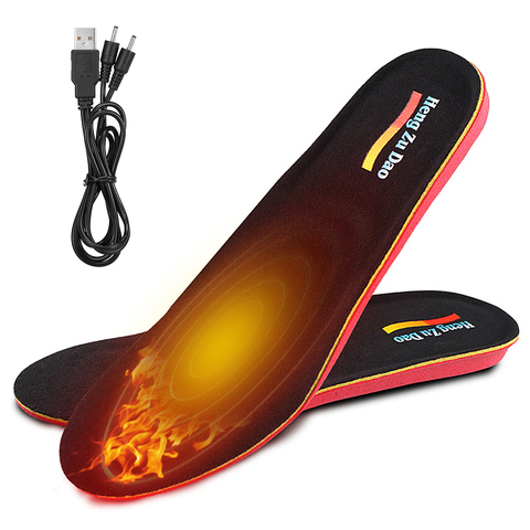 Wireless Electric Heated Insole Cutting Foot Warmers Battery Powered Heating Insoles Winter Warm Shoe Insoles For Skiing Camping ► Photo 1/6