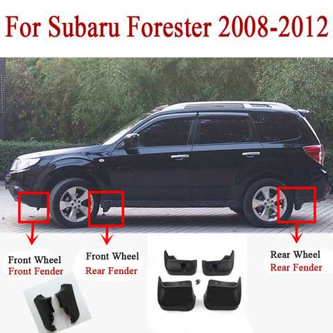 Car Mudguard Splash Guard Fender Mudflap Mud Flaps For Subaru Forester 2008 2009 2010 2011 2012 2013 2014 2015 2016 2017 2022 ► Photo 1/6