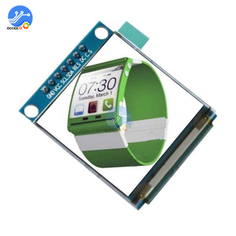 1.5 inch 7PIN Full Color OLED module Display Screen SSD1351 Drive IC 128(RGB)*128 SPI Interface for 51 STM32 For Arduino ► Photo 1/6