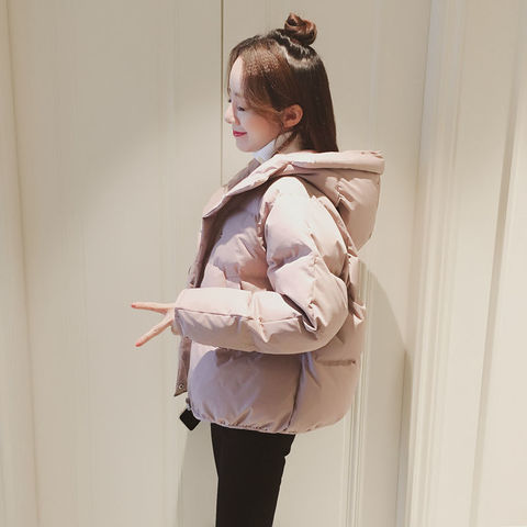 Winter Down Padded Jacket Women's Short Korean Style Loose Bread Coat Cotton Jacket Small Padded Jacket Tide Winter Clothes ► Photo 1/6