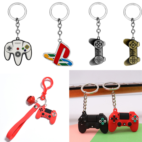Men's Simple Video Game Handle Keychain Couple Joystick Machine KeyChain Keyring for Boyfriend Key Holder Trinket Gift Wholesale ► Photo 1/6