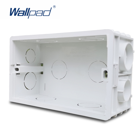 Mounting Box for 146*86mm Wall Switch and Socket Wallpad Cassette Universal White Wall Back Junction Box ► Photo 1/6