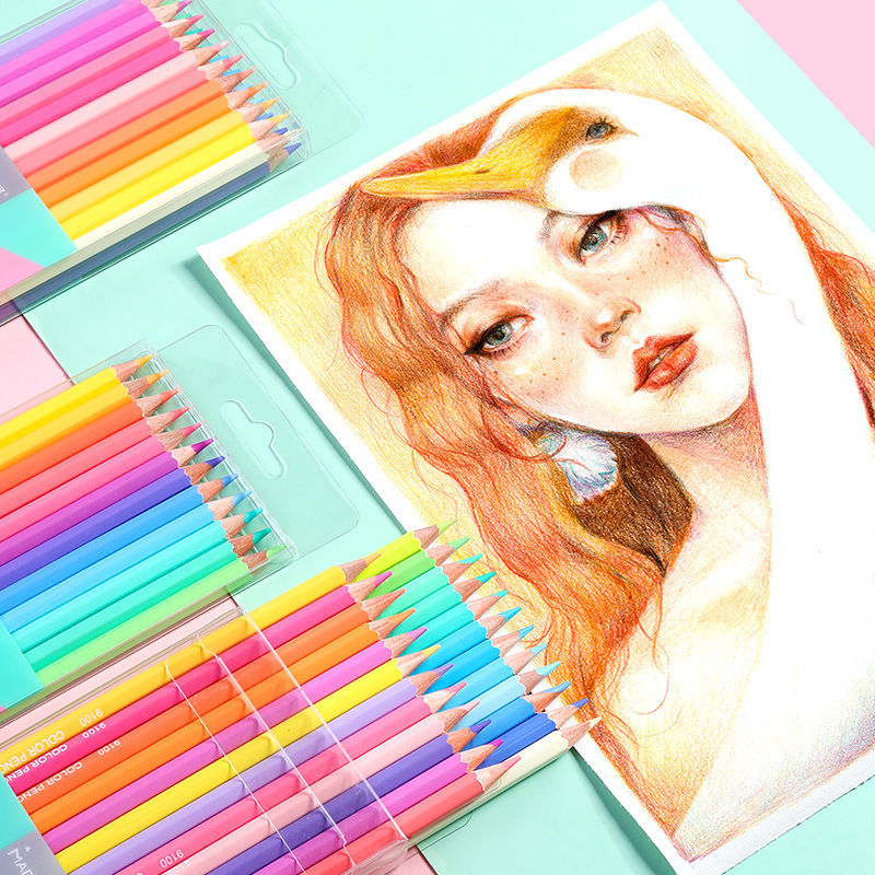 Andstal Marco 12/24 Macaroon Oil Pastel Color Pencil Non-toxic