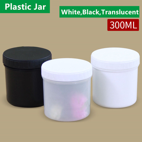 300ml 350ml Empty plastic Jar Food cosmetic creams storage container Food Grade refillable bottles 1PCS ► Photo 1/6