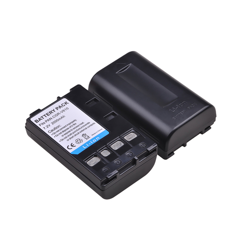 2pcs 2000mAh CGR-V610 CGR V610 CGRV610 Battery for Panasonic NV-RX14 NV-RX18 NV-RX24 NV-RX27 RX37 RX18B RZ10 Cameras ► Photo 1/6