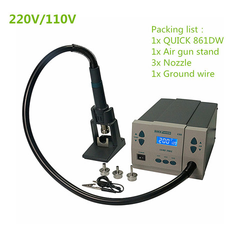 QUICK Spot 861DW Hot Air BGA Rework Soldering Station Russian/Europe tax free ► Photo 1/6