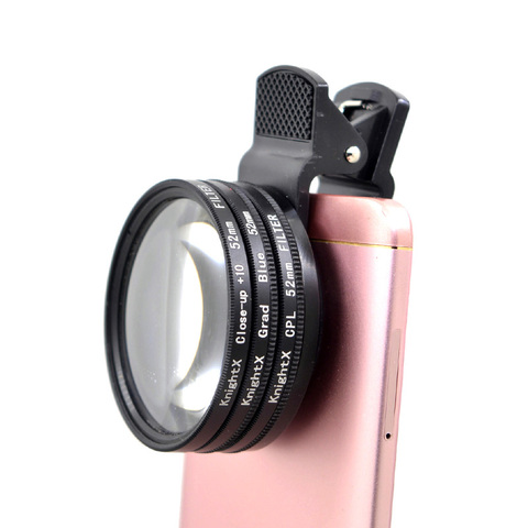 KnightX Phone clip filter lens CPL ND star Universal Clip 37mm 52mm Polarizing Filter ► Photo 1/6