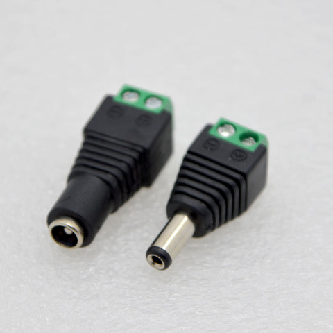 New DC Power Socket 5.5X2.1,5.5X2.5 mm 12V DC Power Interface Male And Female Plug Connector Special Wholesale Free Shipping ► Photo 1/6