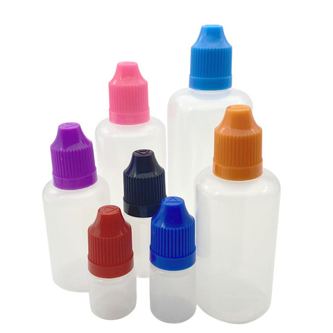 10Pcs 3/5/10/15/20/30/50/100/120ml Empty Plastic Squeezable Dropper Bottle E Liquid Sample Eye Drop Refillable Needle Vial ► Photo 1/6