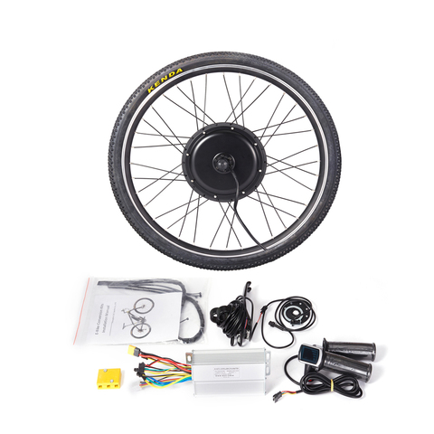 High speed 50-60km/h electric bike e bicycle kit convert front or rear wheel brushless hub motor driving e bike kit 36V 48V ► Photo 1/6