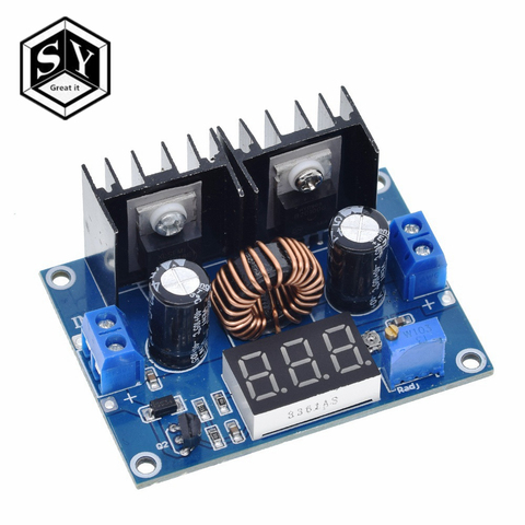 1PCS MH-ET LIVE LED Voltmeter PWM Adjustable 4-36V To 1.25-36V Step-Down Board Module XL4016 8A 200W DC DC Power drop Module ► Photo 1/1