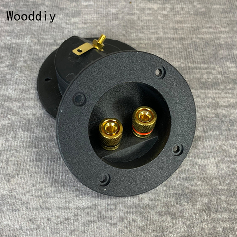 Wooddiy 1 Pcs Speaker Terminal  Copper empty cabinet box use shell speaker accessories Hifi Diy Home System ► Photo 1/6