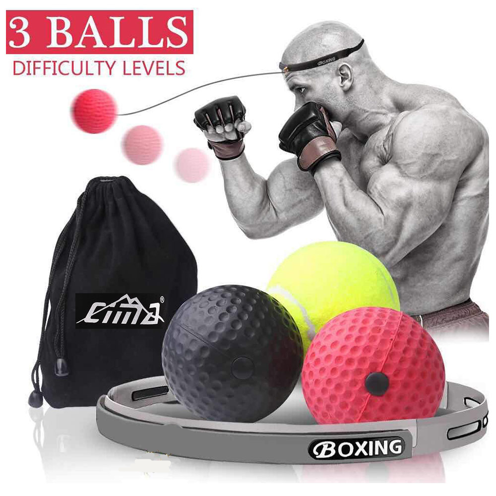 Boxing Reflex Speed Punch Ball Mma Sanda Boxer Raising Reaction Force Hand  Eye Training Set Stress Gym Boxing Muay Thai Exercise - Punching Balls &  Speed Balls - AliExpress